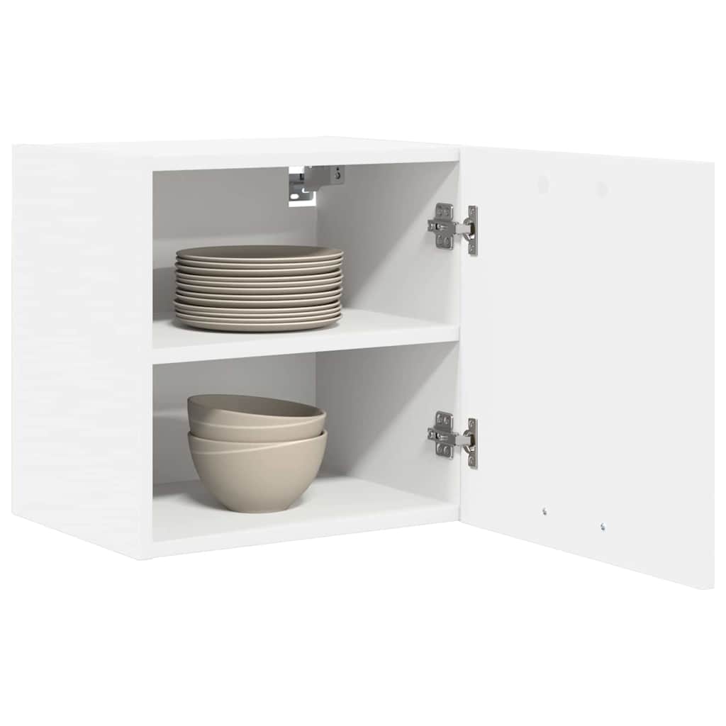Hangkast met opslag Wit 40 x 31 x 40 cm Bewerkt hout is nu te koop bij PeponiXL, paradijselijk wonen!