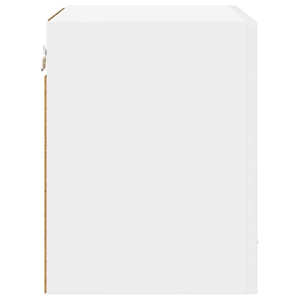 Hangkast met opslag Wit 40 x 31 x 40 cm Bewerkt hout is nu te koop bij PeponiXL, paradijselijk wonen!