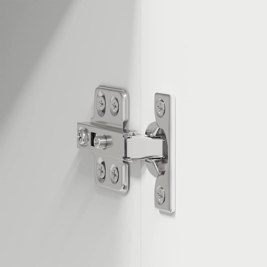 Hangkast met opslag 2 pcs Wit 40 x 31 x 40 cm Bewerkt hout is nu te koop bij PeponiXL, paradijselijk wonen!