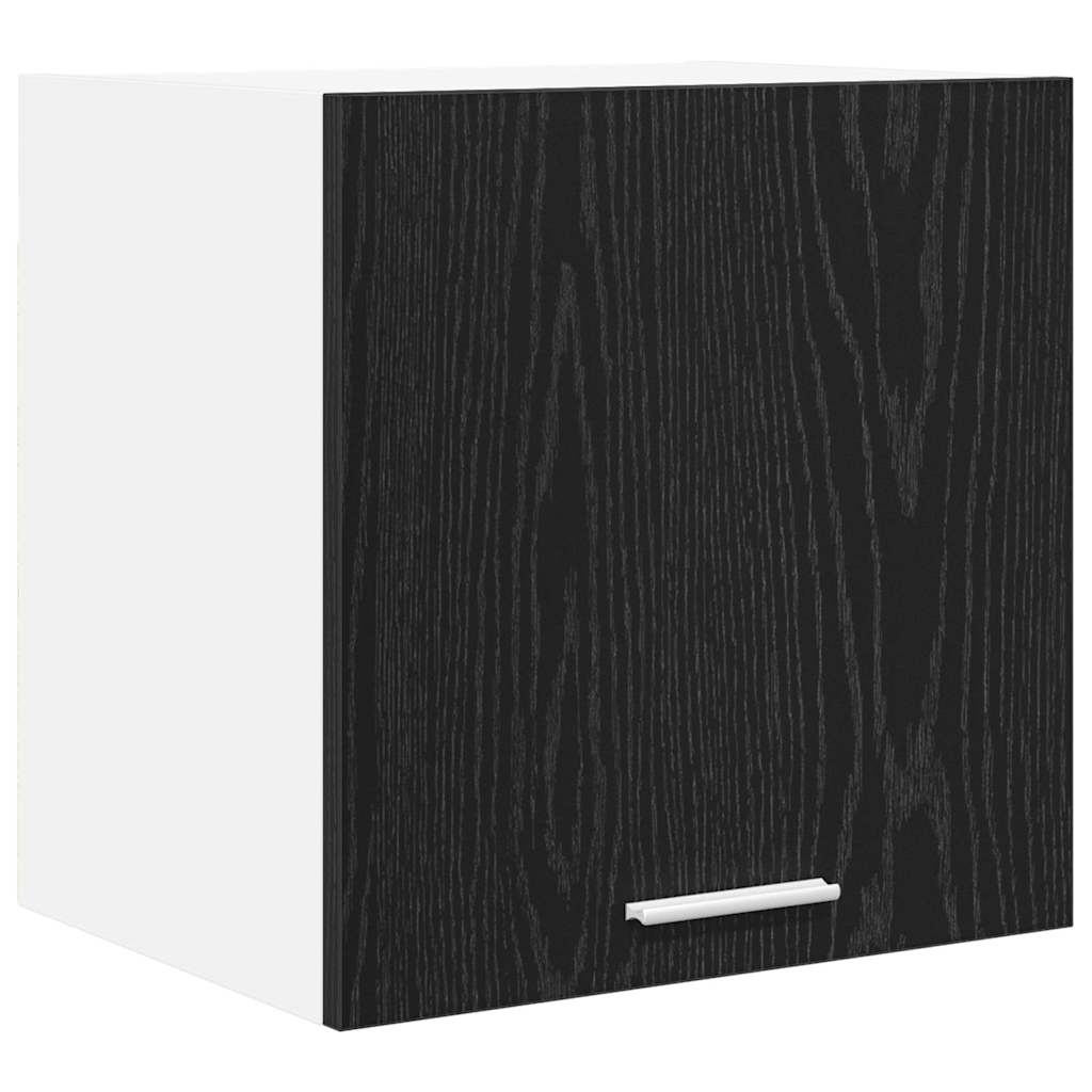 Hangkast Zwarte Eik en Wit 40 x 31 x 40 cm Bewerkt hout is nu te koop bij PeponiXL, paradijselijk wonen!