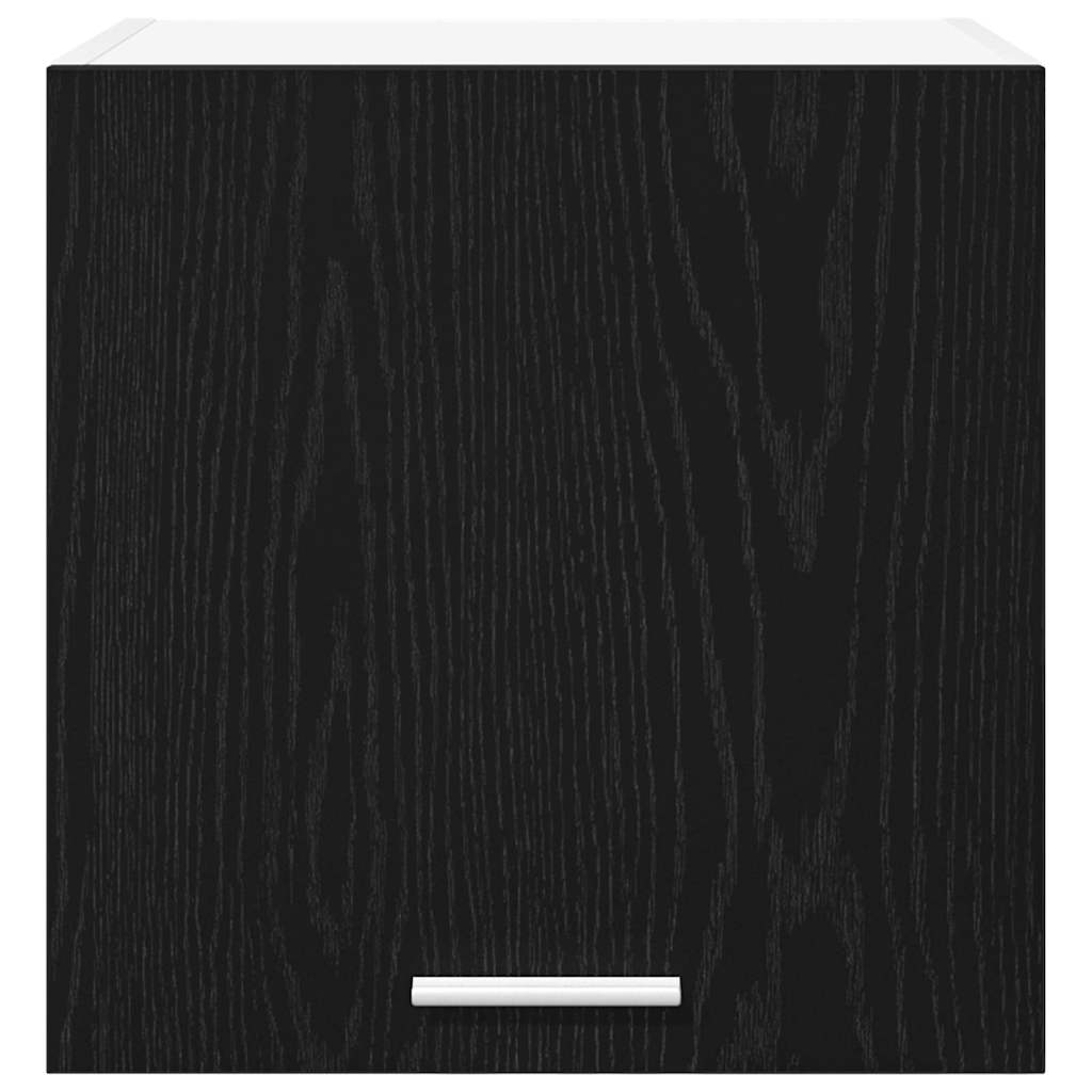 Hangkast 2 pcs Zwarte Eik en Wit 40 x 31 x 40 cm Bewerkt hout is nu te koop bij PeponiXL, paradijselijk wonen!