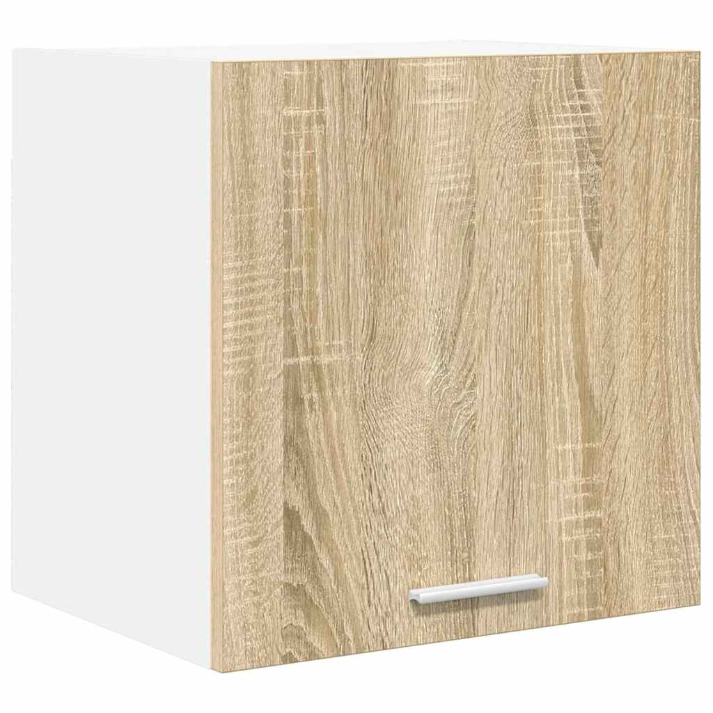 Hangkast Riga 2 pcs Sonoma Eik en Wit 40 x 31 x 40 cm is nu te koop bij PeponiXL, paradijselijk wonen!