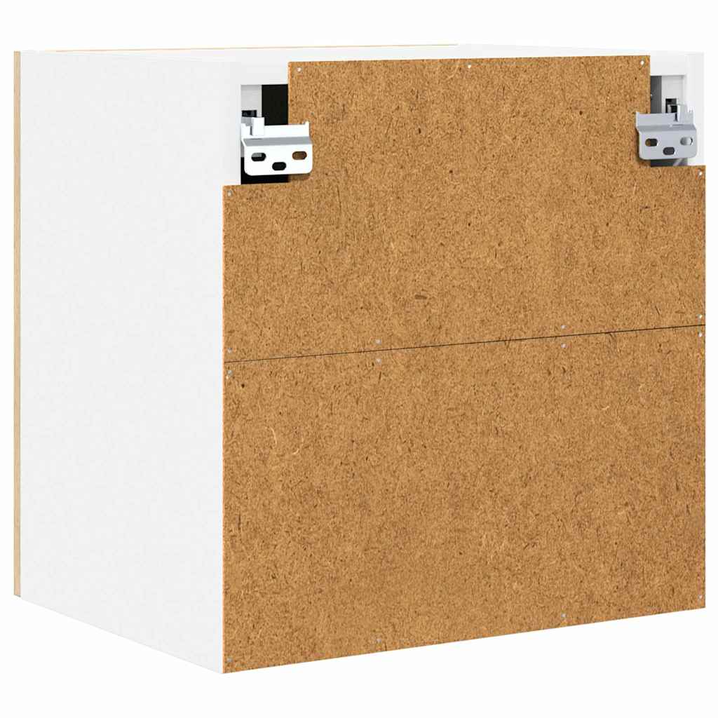 Hangkast Riga 2 pcs Sonoma Eik en Wit 40 x 31 x 40 cm is nu te koop bij PeponiXL, paradijselijk wonen!