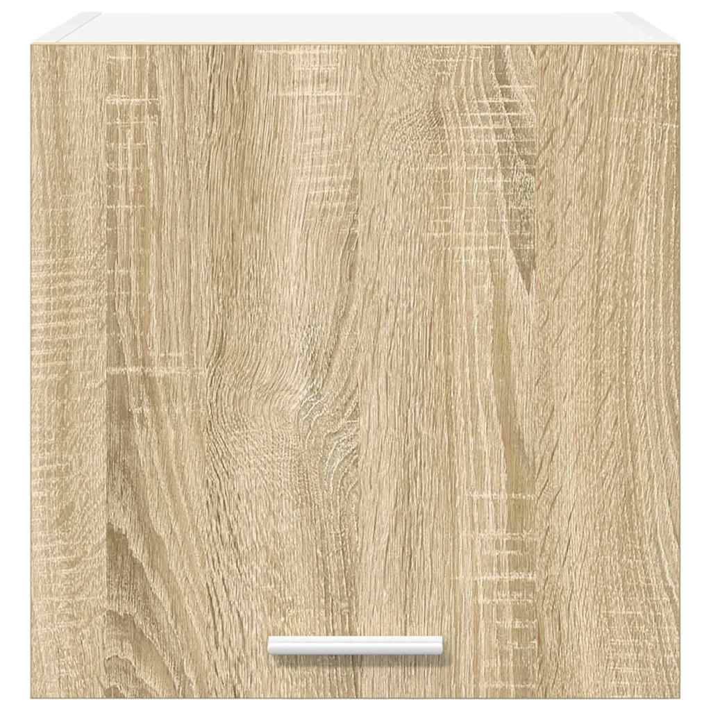 Hangkast Riga 2 pcs Sonoma Eik en Wit 40 x 31 x 40 cm is nu te koop bij PeponiXL, paradijselijk wonen!