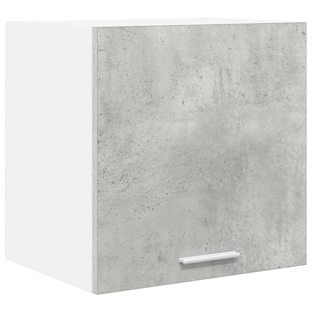 Hangkast 2 pcs Beton Grijs en Wit 40 x 31 x 40 cm Bewerkt hout is nu te koop bij PeponiXL, paradijselijk wonen!