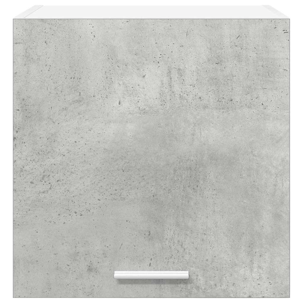 Hangkast 2 pcs Beton Grijs en Wit 40 x 31 x 40 cm Bewerkt hout is nu te koop bij PeponiXL, paradijselijk wonen!