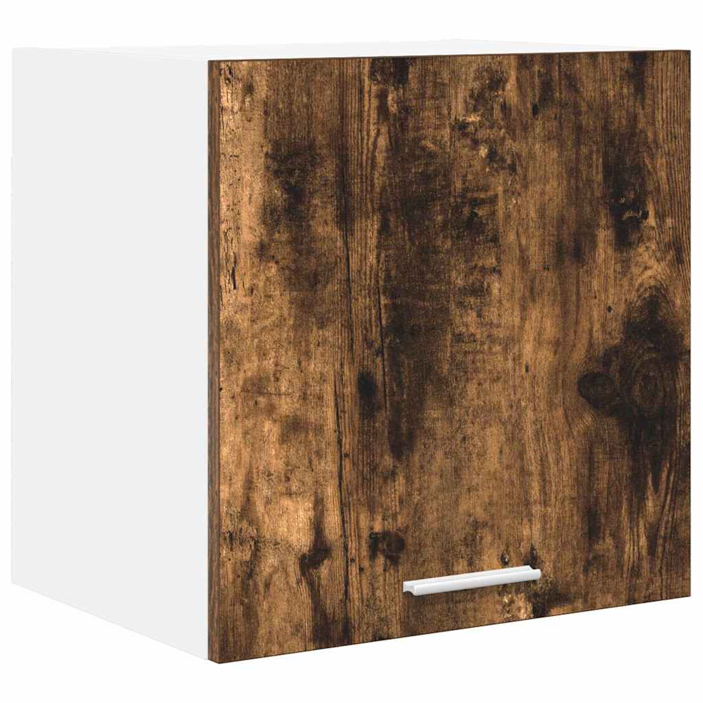 Hangkast Gerookte Eik en Wit 40 x 31 x 40 cm Bewerkt hout is nu te koop bij PeponiXL, paradijselijk wonen!