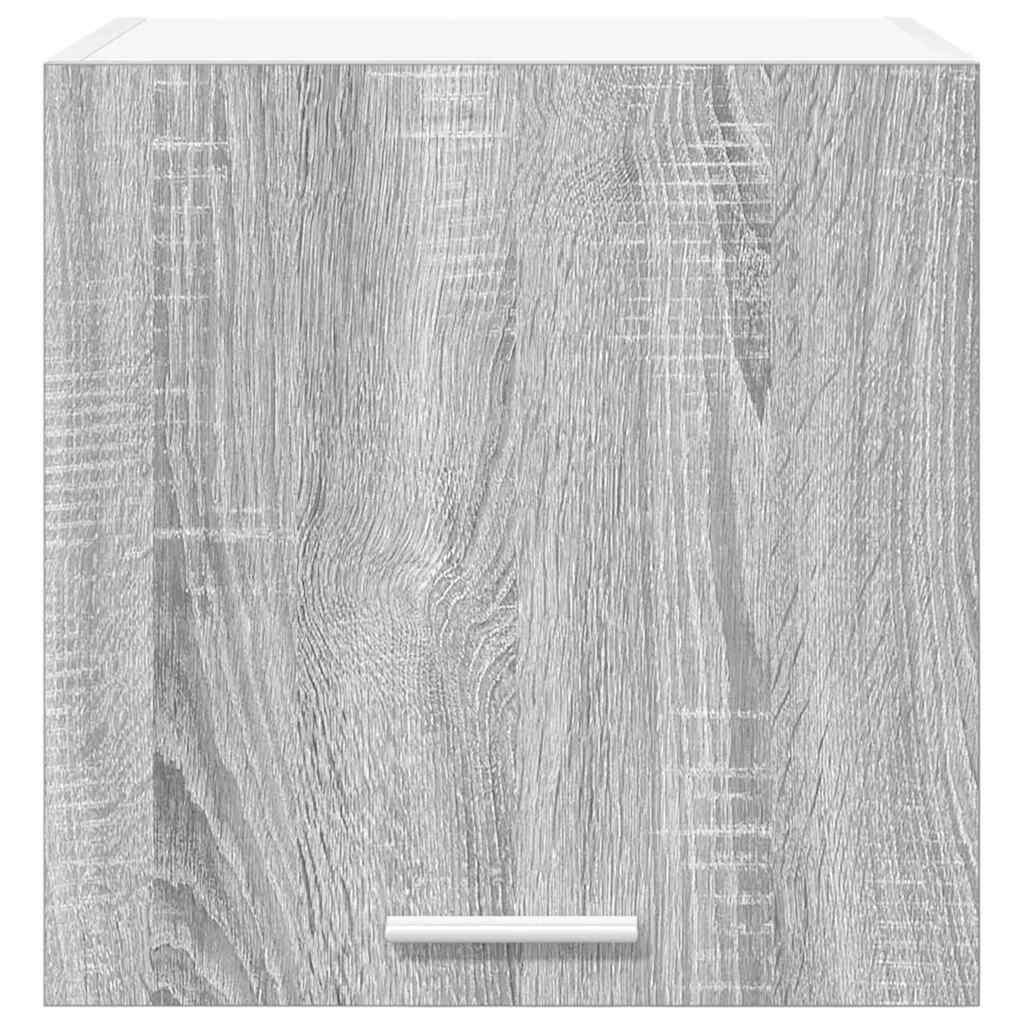 Hangkast 2 pcs Grijs Sonoma en Wit 40 x 31 x 40 cm Bewerkt hout is nu te koop bij PeponiXL, paradijselijk wonen!