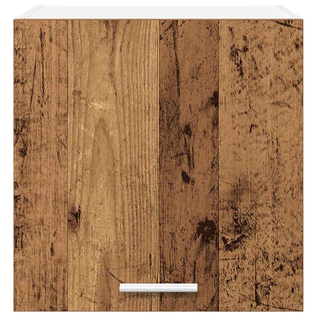 Hangkast Oude Hout en Wit 40 x 31 x 40 cm Bewerkt hout is nu te koop bij PeponiXL, paradijselijk wonen!