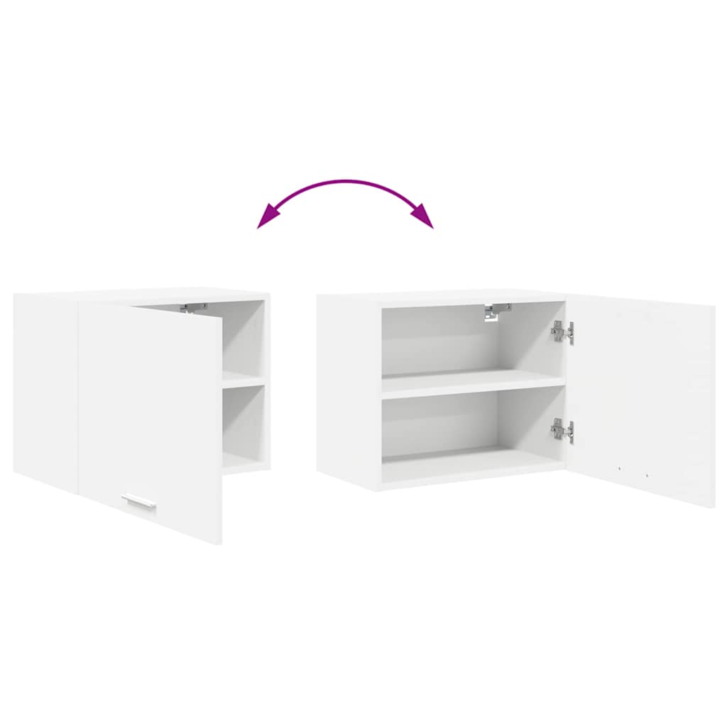 Hangkast met opslag Wit 50 x 31 x 40 cm Bewerkt hout is nu te koop bij PeponiXL, paradijselijk wonen!