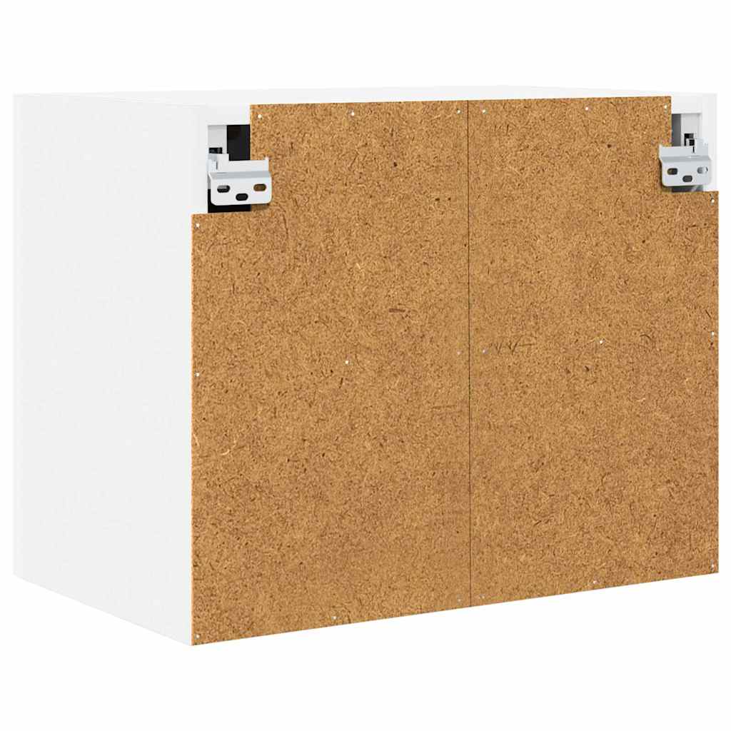 Hangkast met opslag 2 pcs Wit 50 x 31 x 40 cm Bewerkt hout is nu te koop bij PeponiXL, paradijselijk wonen!