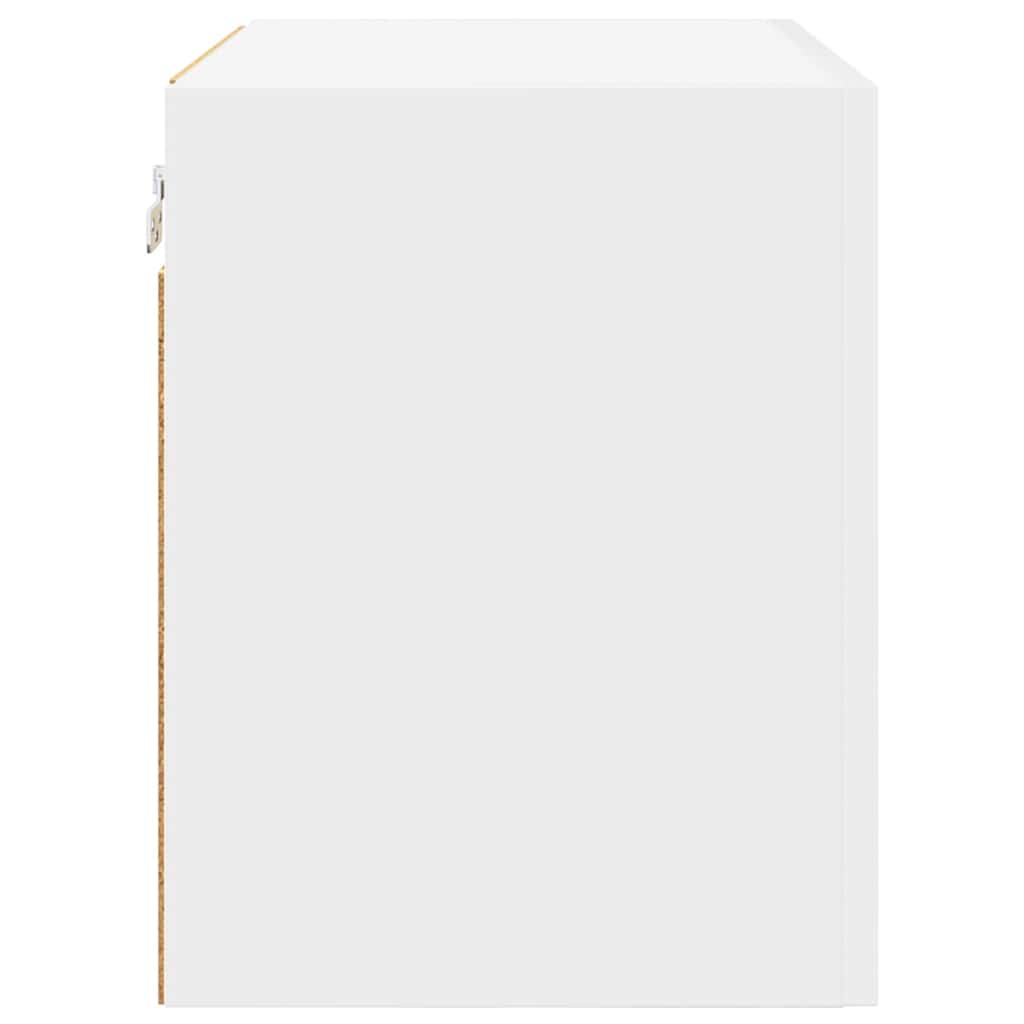 Hangkast met opslag 2 pcs Wit 50 x 31 x 40 cm Bewerkt hout is nu te koop bij PeponiXL, paradijselijk wonen!