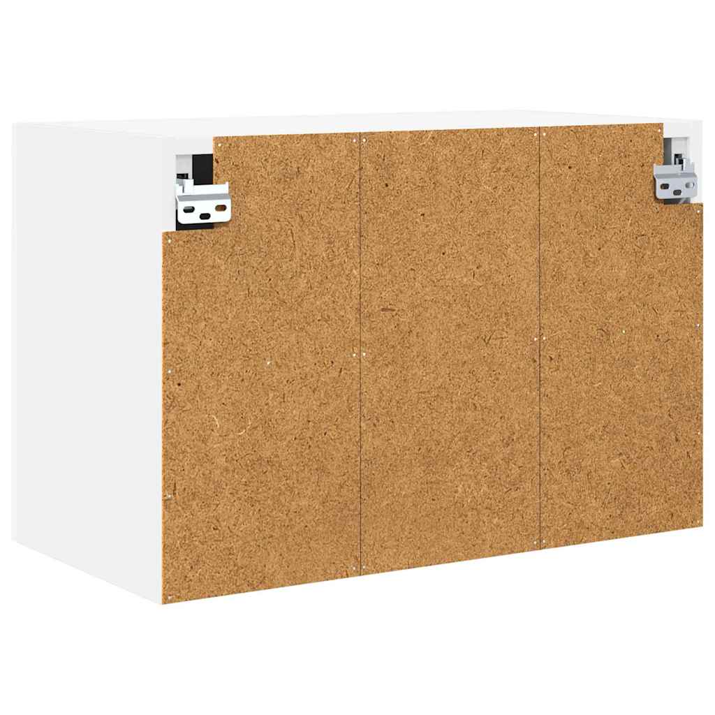Hangkast met opslag 2 pcs Wit 60 x 31 x 40 cm Bewerkt hout is nu te koop bij PeponiXL, paradijselijk wonen!