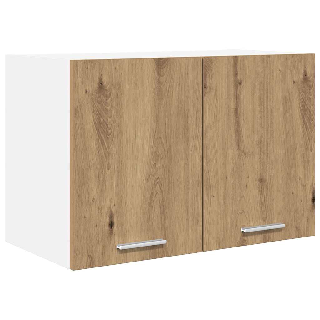 Hangkast 2 pcs Ambachtelijke Eik en Wit 60 x 31 x 40 cm is nu te koop bij PeponiXL, paradijselijk wonen!