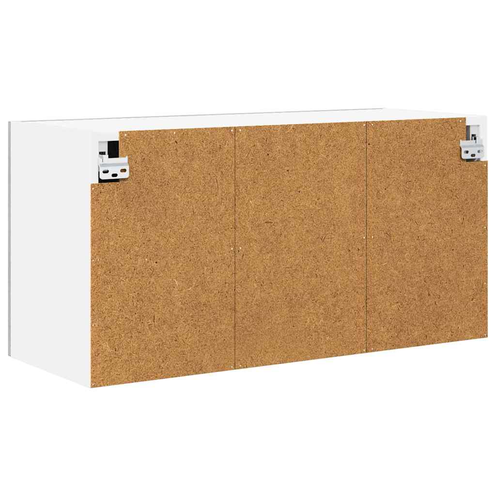Hangkast met opslag Grijs Sonoma 80 x 31 x 40 cm Bewerkt hout is nu te koop bij PeponiXL, paradijselijk wonen!