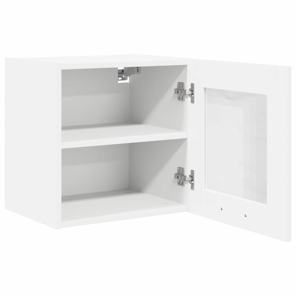 Hangkast met opslag 2 pcs Wit 40 x 31 x 40 cm Bewerkt hout is nu te koop bij PeponiXL, paradijselijk wonen!