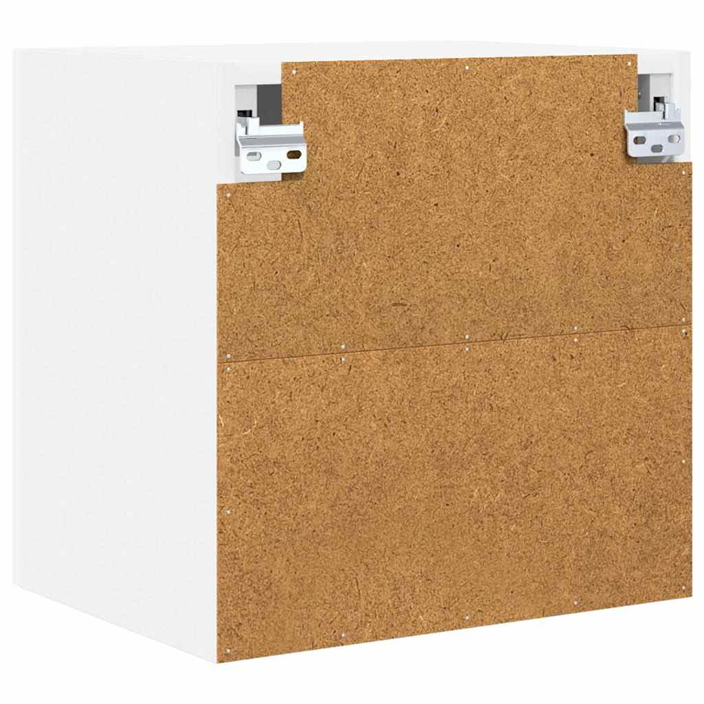Hangkast met opslag 2 pcs Wit 40 x 31 x 40 cm Bewerkt hout is nu te koop bij PeponiXL, paradijselijk wonen!