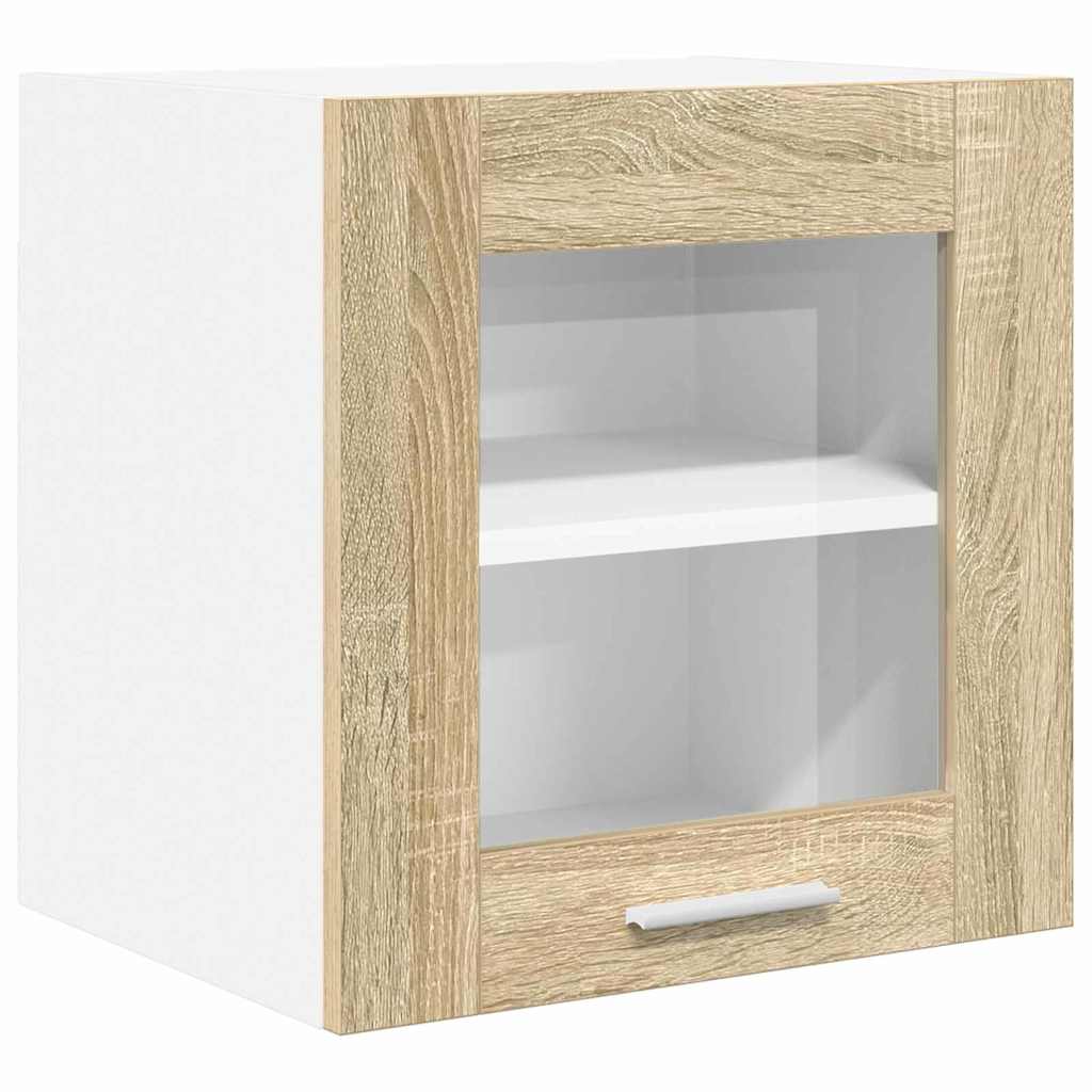 Hangkast 2 pcs Sonoma Eiken 40 x 31 x 40 cm Bewerkt hout is nu te koop bij PeponiXL, paradijselijk wonen!