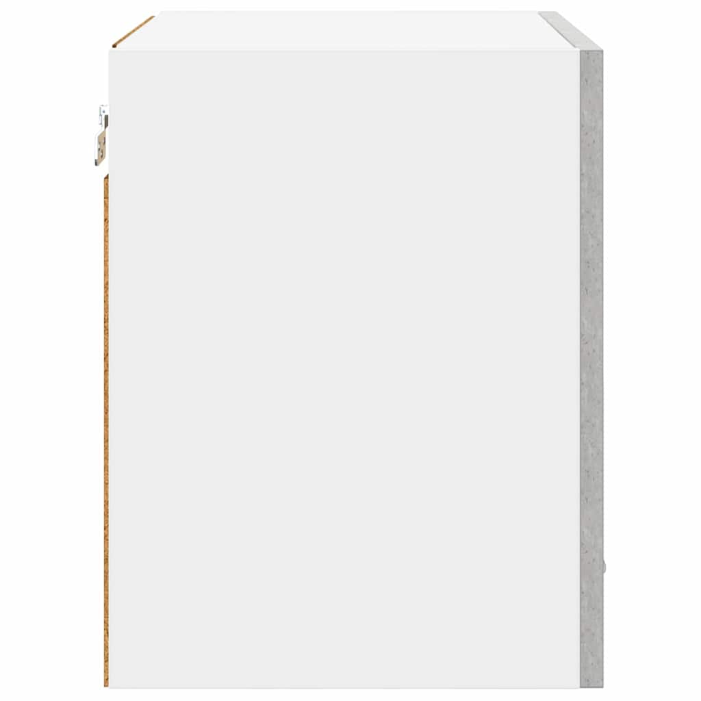 Hangkast Riga 2 pcs Beton Grijs 40 x 31 x 40 cm Bewerkt hout is nu te koop bij PeponiXL, paradijselijk wonen!