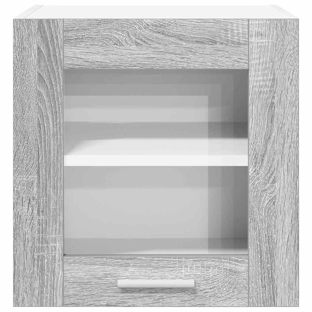 Hangkast met opslag Grijs Sonoma 40 x 31 x 40 cm Bewerkt hout is nu te koop bij PeponiXL, paradijselijk wonen!