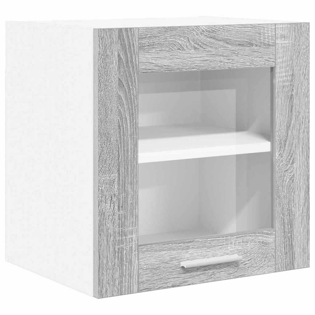 Hangkast 2 pcs Grijs Sonoma 40 x 31 x 40 cm Bewerkt hout is nu te koop bij PeponiXL, paradijselijk wonen!