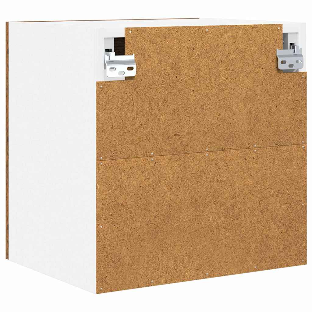 Hangkast met opslag Oudhout 40 x 31 x 40 cm Bewerkt hout is nu te koop bij PeponiXL, paradijselijk wonen!