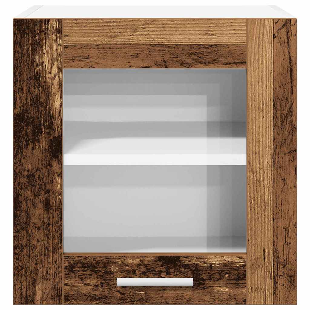 Hangkast met opslag Oudhout 40 x 31 x 40 cm Bewerkt hout is nu te koop bij PeponiXL, paradijselijk wonen!