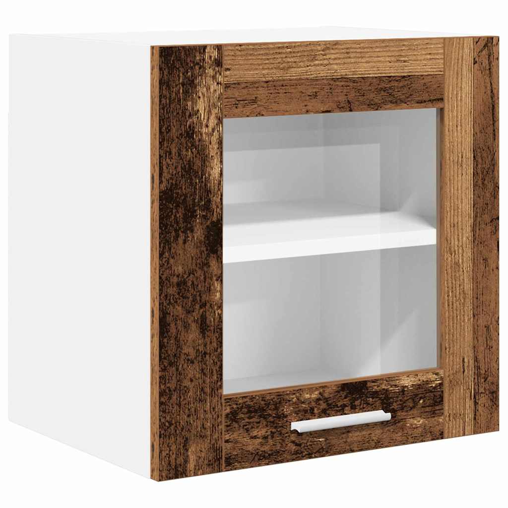 Hangkast met opslag 2 pcs Oudhout 40 x 31 x 40 cm Bewerkt hout is nu te koop bij PeponiXL, paradijselijk wonen!