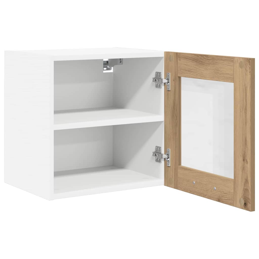 Hangkast Riga 2 pcs Artisan Eiken 40 x 31 x 40 cm Bewerkt hout is nu te koop bij PeponiXL, paradijselijk wonen!
