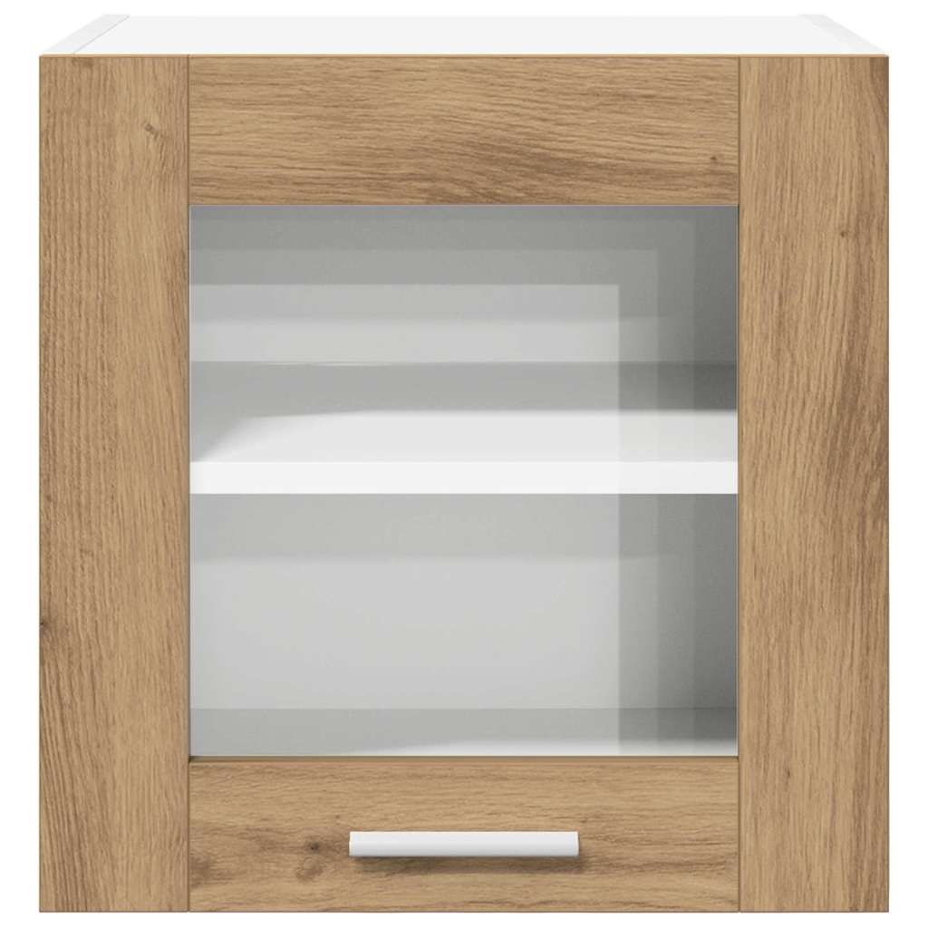 Hangkast Riga 2 pcs Artisan Eiken 40 x 31 x 40 cm Bewerkt hout is nu te koop bij PeponiXL, paradijselijk wonen!