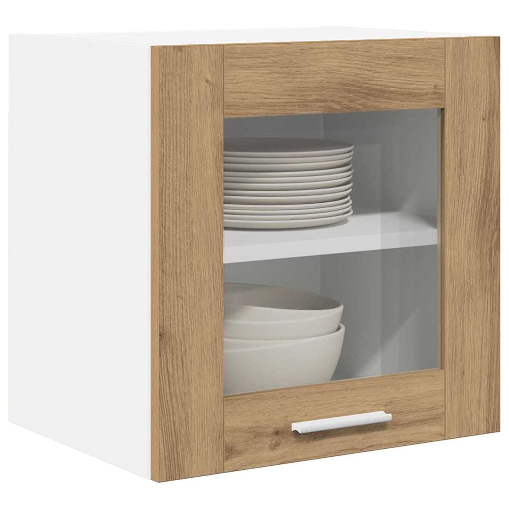 Hangkast Riga 2 pcs Artisan Eiken 40 x 31 x 40 cm Bewerkt hout is nu te koop bij PeponiXL, paradijselijk wonen!
