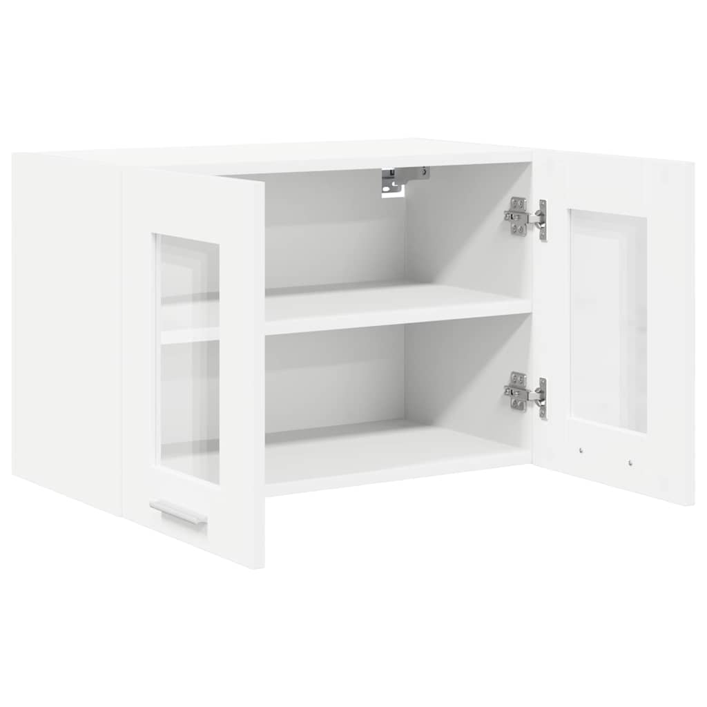 Hangkast met opslag 2 pcs Wit 60 x 31 x 40 cm Bewerkt hout is nu te koop bij PeponiXL, paradijselijk wonen!