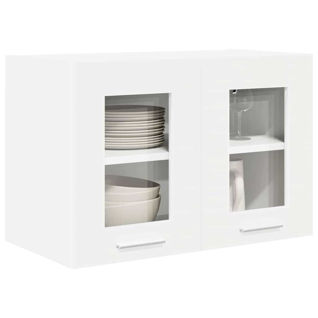 Hangkast met opslag 2 pcs Wit 60 x 31 x 40 cm Bewerkt hout is nu te koop bij PeponiXL, paradijselijk wonen!