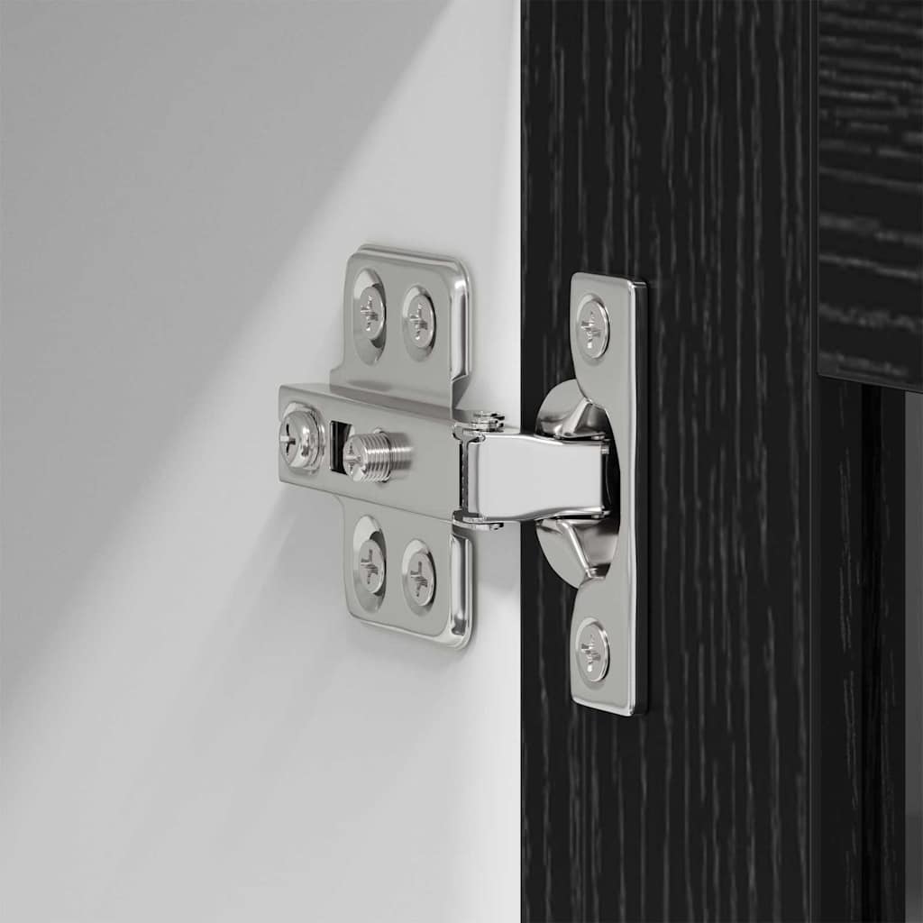 Hangkast met opslag Zwart Eiken 60 x 31 x 40 cm Bewerkt hout is nu te koop bij PeponiXL, paradijselijk wonen!