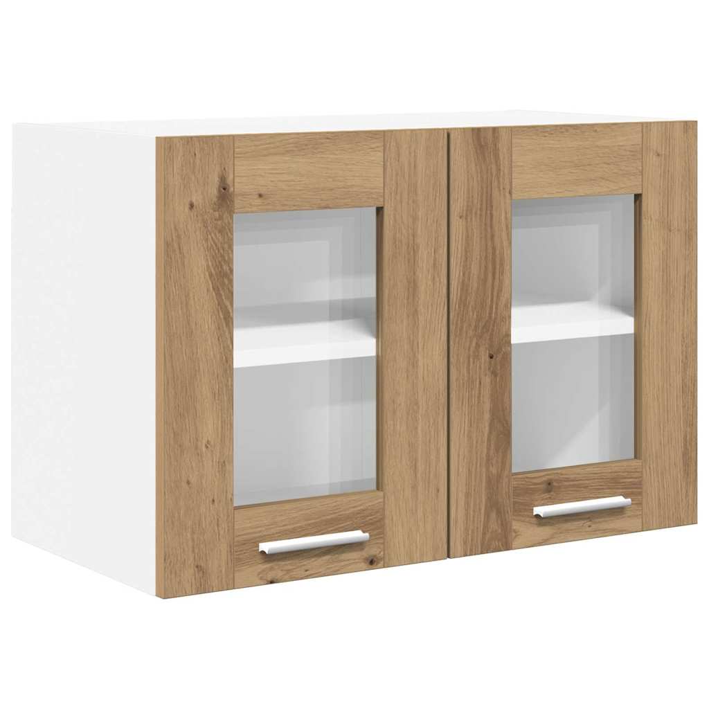 Hangkast Riga 2 pcs Artisan Eiken 60 x 31 x 40 cm Bewerkt hout is nu te koop bij PeponiXL, paradijselijk wonen!