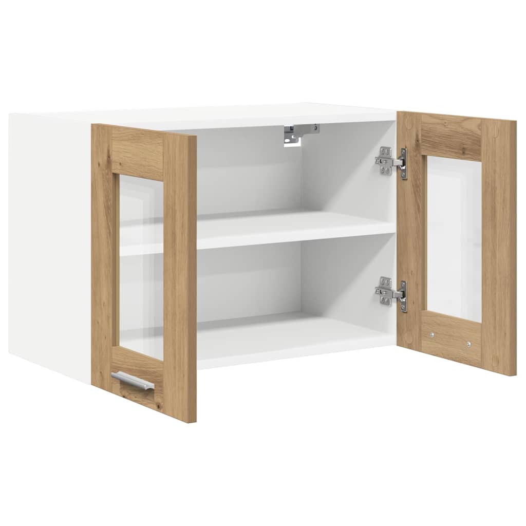 Hangkast Riga 2 pcs Artisan Eiken 60 x 31 x 40 cm Bewerkt hout is nu te koop bij PeponiXL, paradijselijk wonen!