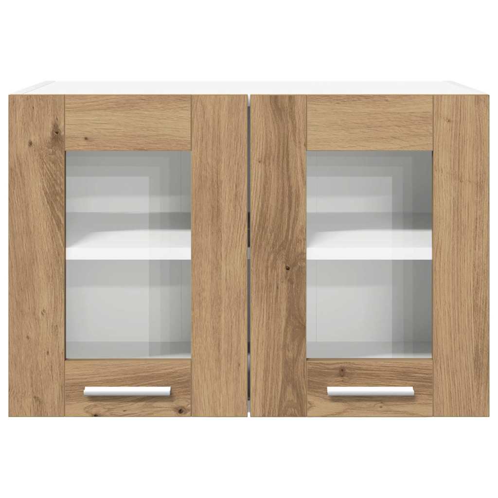 Hangkast Riga 2 pcs Artisan Eiken 60 x 31 x 40 cm Bewerkt hout is nu te koop bij PeponiXL, paradijselijk wonen!