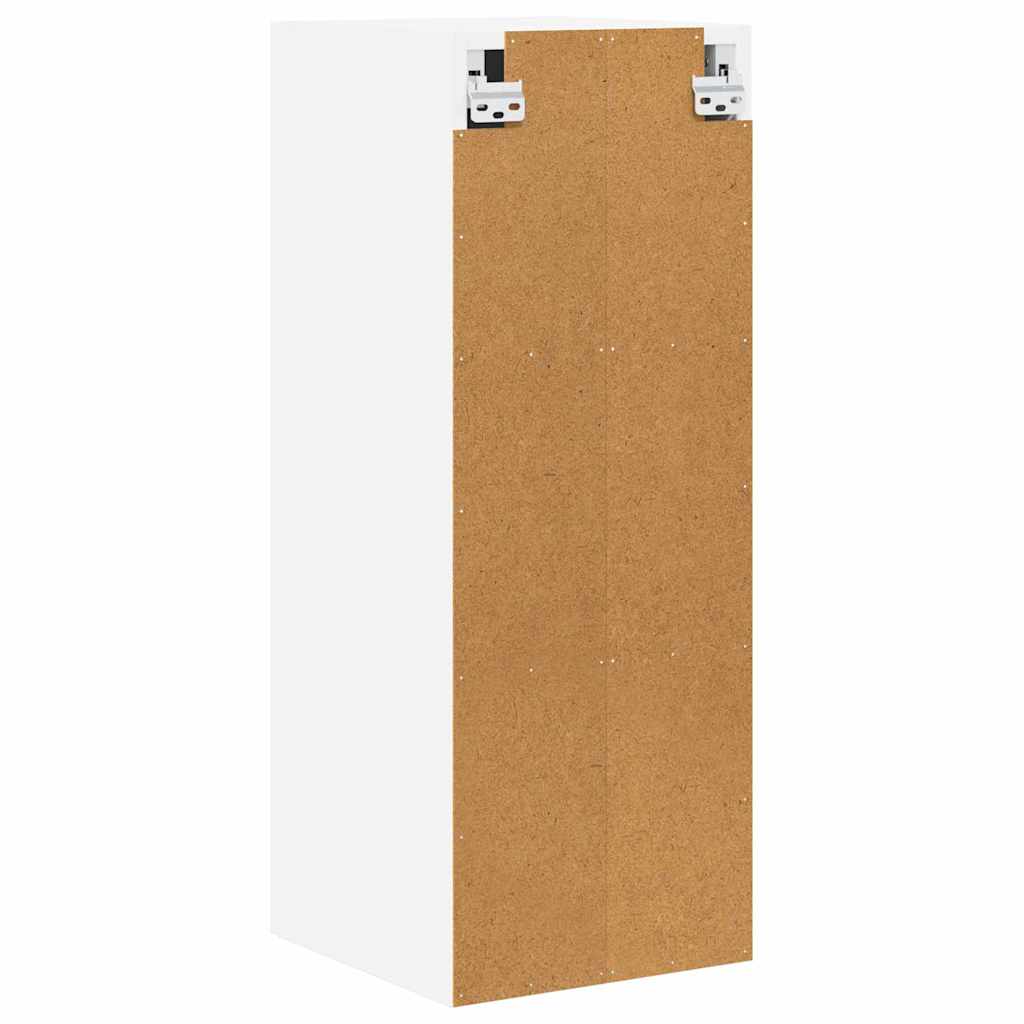 Hangkast met opslag 2 pcs Wit 30 x 31 x 80 cm Bewerkt hout is nu te koop bij PeponiXL, paradijselijk wonen!