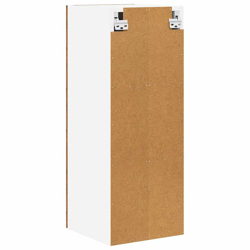Hangkast 2 pcs Oude Hout en Wit 30 x 31 x 80 cm Bewerkt hout is nu te koop bij PeponiXL, paradijselijk wonen!