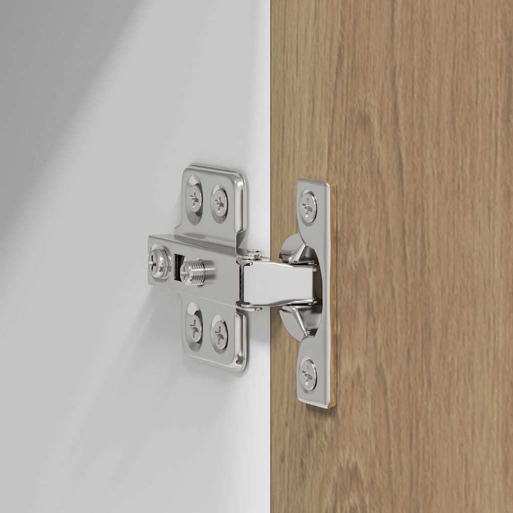 Hangkast Ambachtelijke Eik en Wit 40 x 31 x 80 cm Bewerkt hout is nu te koop bij PeponiXL, paradijselijk wonen!