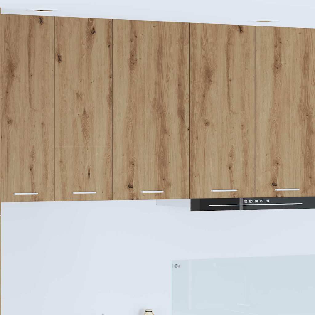 Hangkast Ambachtelijke Eik en Wit 40 x 31 x 80 cm Bewerkt hout is nu te koop bij PeponiXL, paradijselijk wonen!