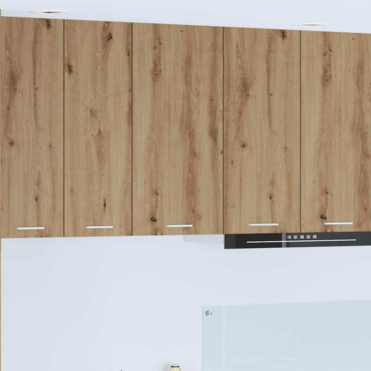 Hangkast Ambachtelijke Eik en Wit 40 x 31 x 80 cm Bewerkt hout is nu te koop bij PeponiXL, paradijselijk wonen!