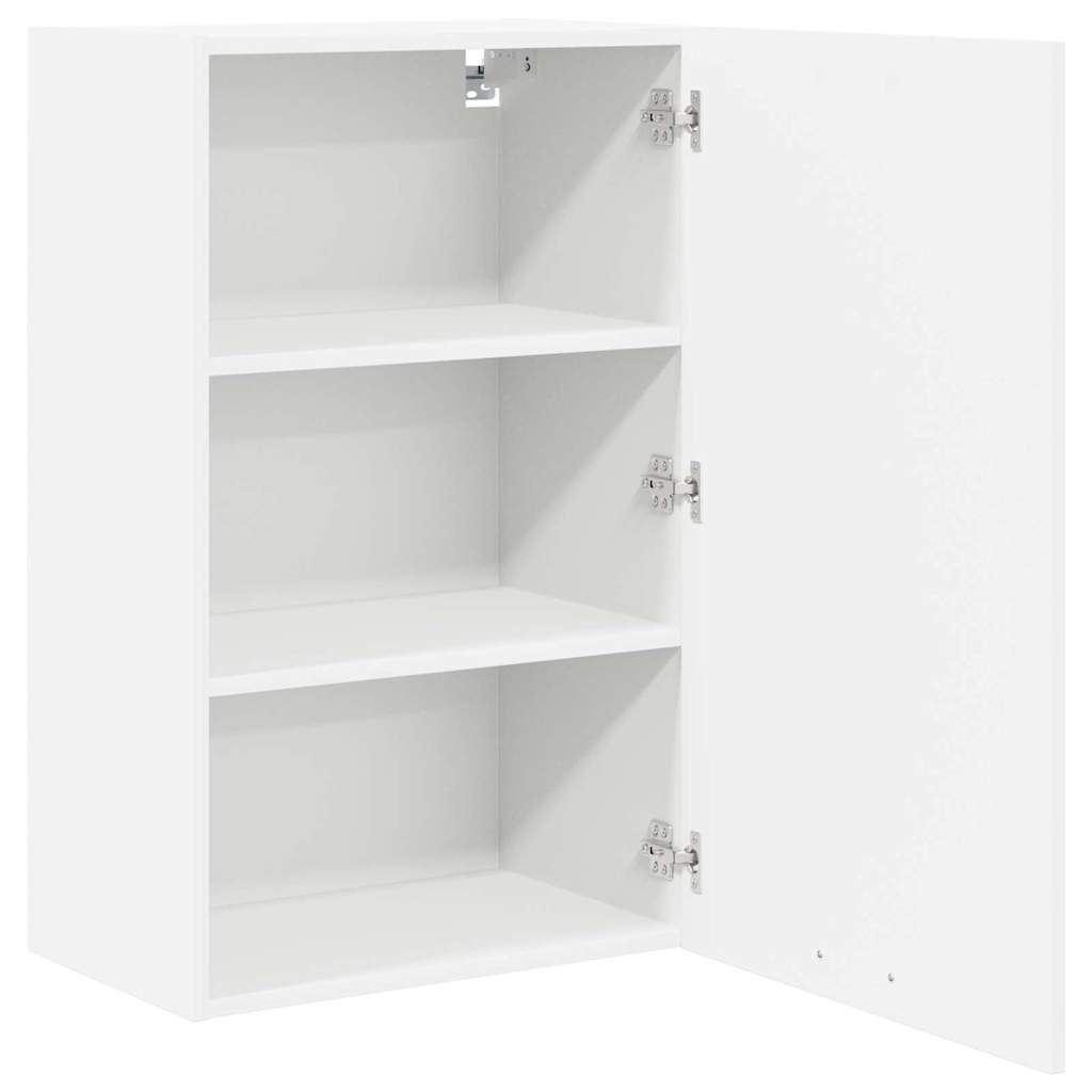 Hangkast met opslag Wit 50 x 31 x 80 cm Bewerkt hout is nu te koop bij PeponiXL, paradijselijk wonen!