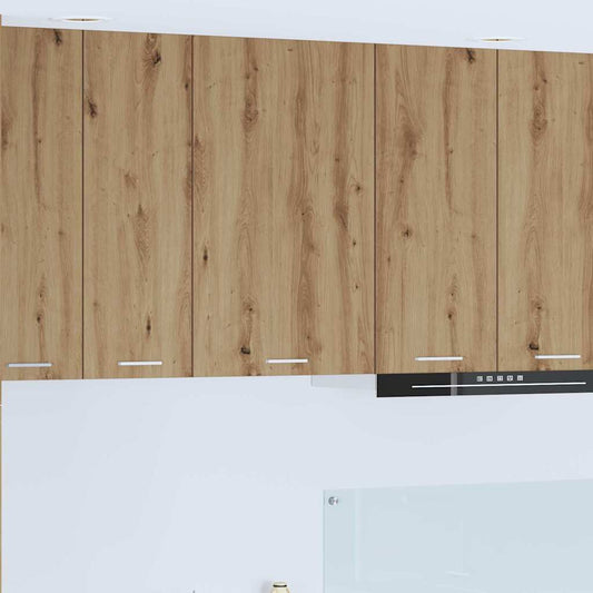 Hangkast Ambachtelijke Eik en Wit 50 x 31 x 80 cm Bewerkt hout is nu te koop bij PeponiXL, paradijselijk wonen!