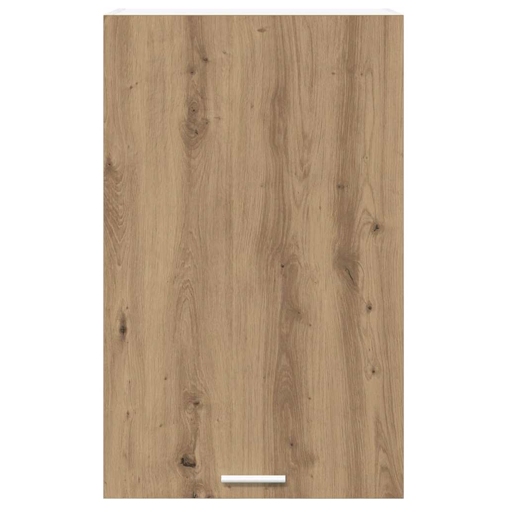 Hangkast Ambachtelijke Eik en Wit 50 x 31 x 80 cm Bewerkt hout is nu te koop bij PeponiXL, paradijselijk wonen!
