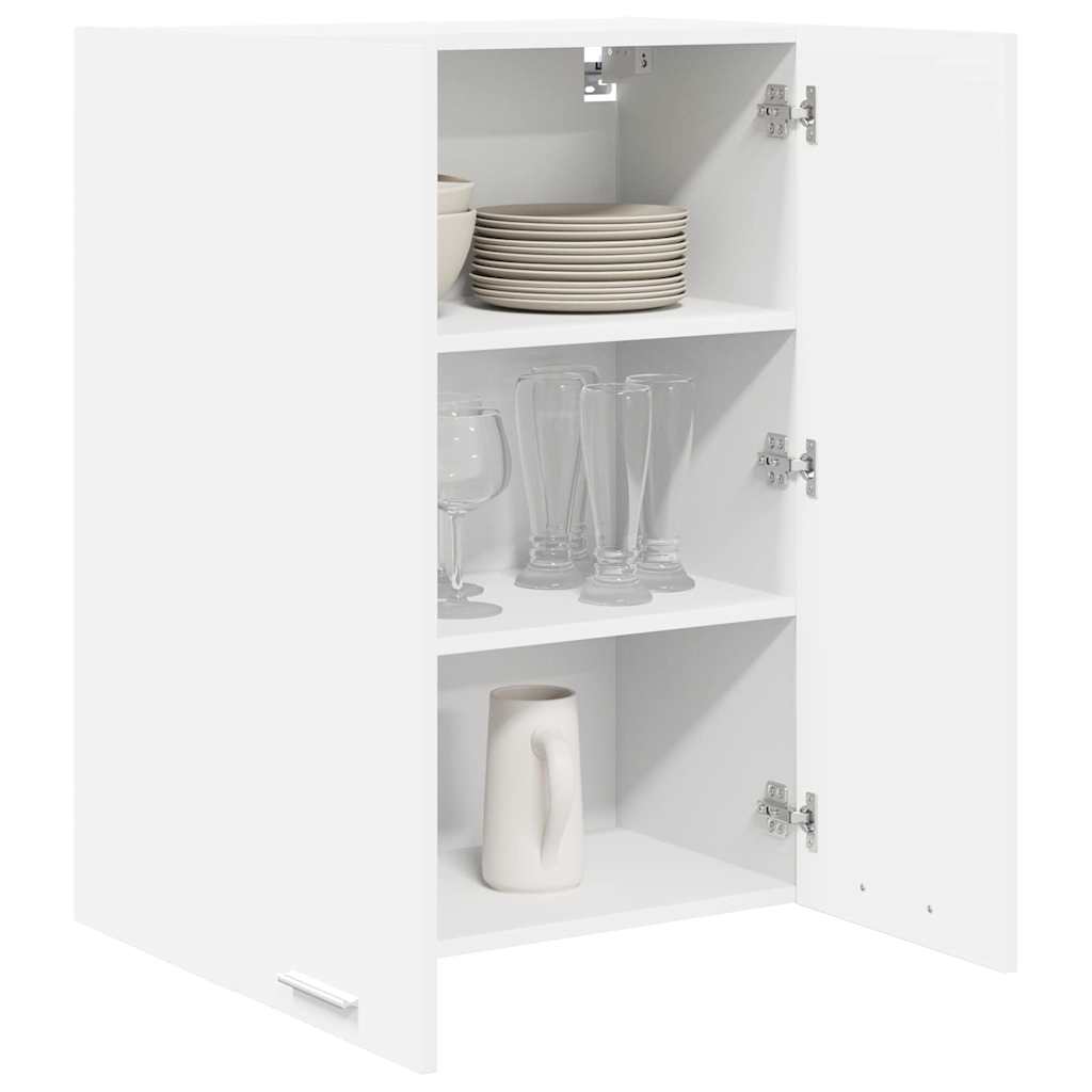 Hangkast met opslag Wit 60 x 31 x 80 cm Bewerkt hout is nu te koop bij PeponiXL, paradijselijk wonen!