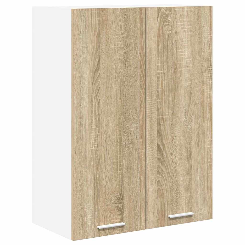 Hangkast met opslag Sonoma Eiken 60 x 31 x 80 cm Bewerkt hout is nu te koop bij PeponiXL, paradijselijk wonen!