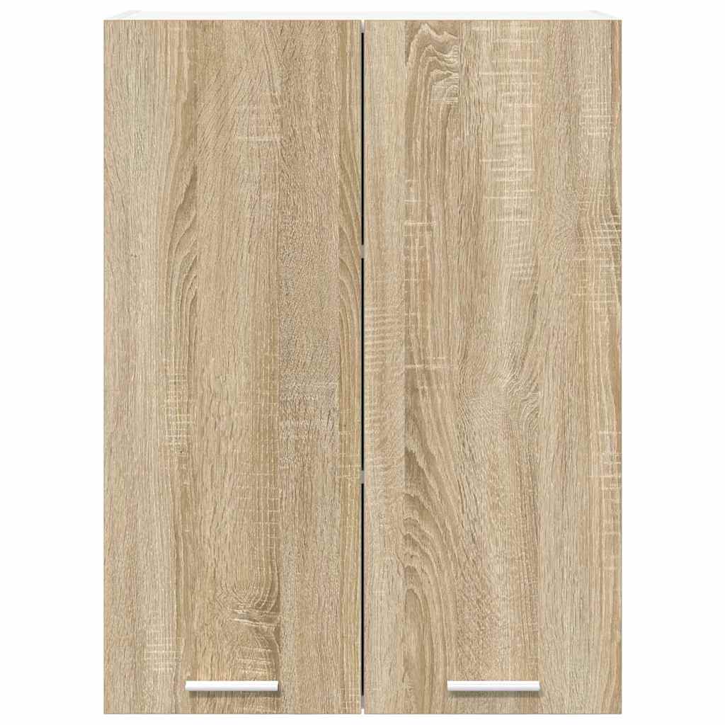 Hangkast met opslag Sonoma Eiken 60 x 31 x 80 cm Bewerkt hout is nu te koop bij PeponiXL, paradijselijk wonen!