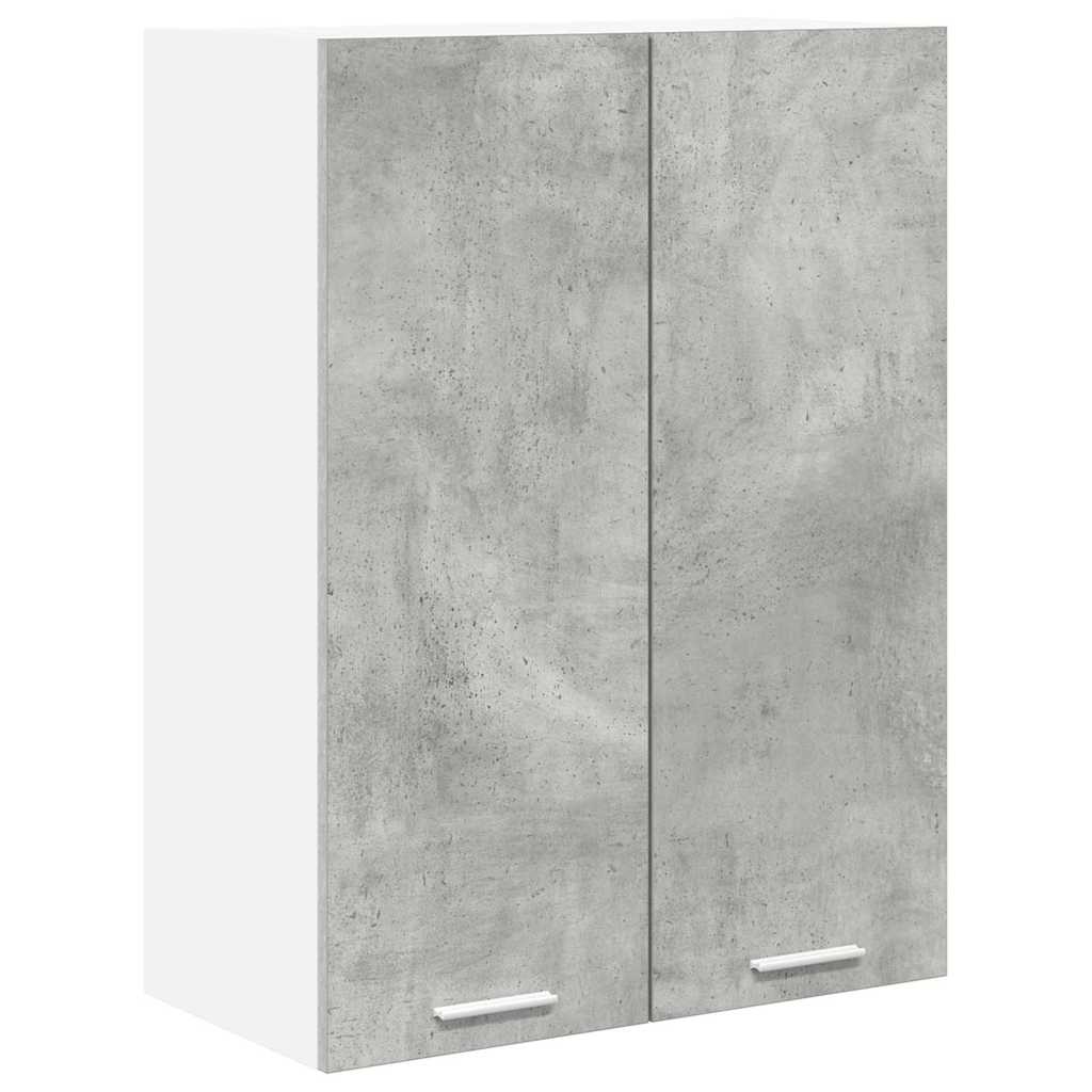 Hangkast met opslag Beton Grijs 60 x 31 x 80 cm Bewerkt hout is nu te koop bij PeponiXL, paradijselijk wonen!