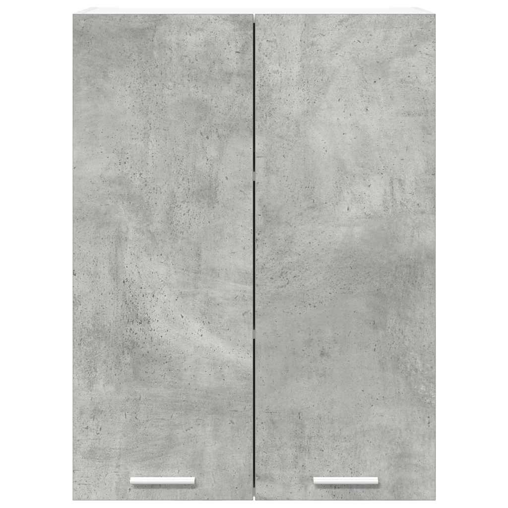 Hangkast met opslag Beton Grijs 60 x 31 x 80 cm Bewerkt hout is nu te koop bij PeponiXL, paradijselijk wonen!